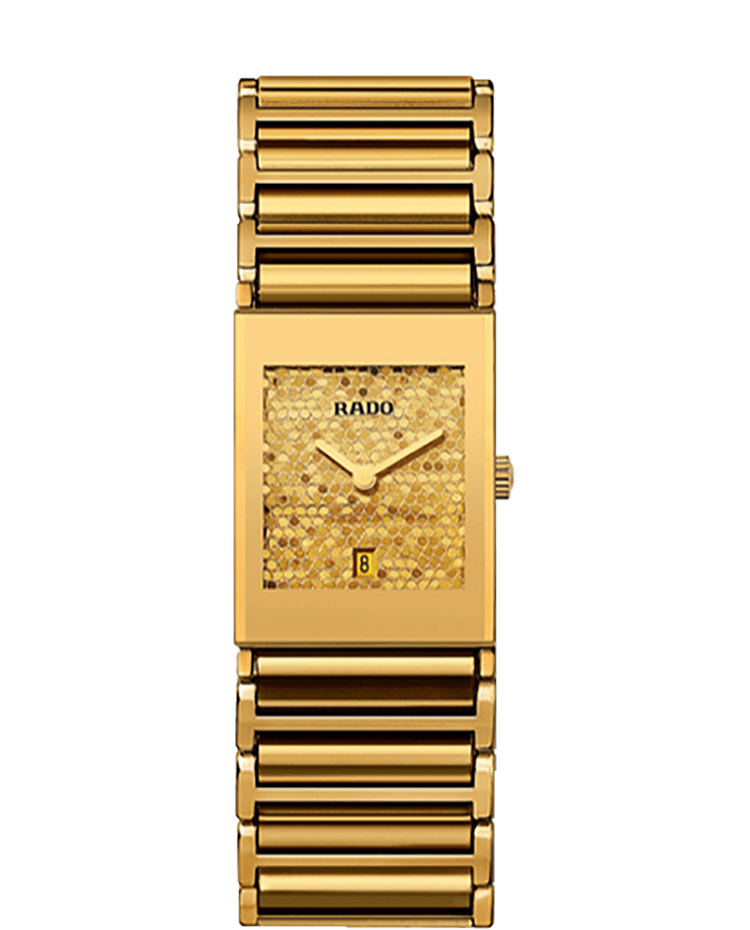 مردانه خیلی بزرگ کوارتز قاب مطلا ساده
