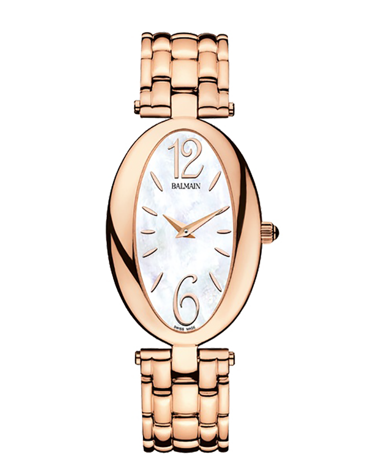 زنانه بزرگ کوارتز قاب مطلا سرخ ساده