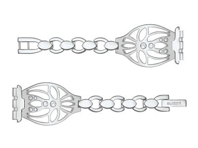 بند فلزی سواچ اسکین — SFK324G