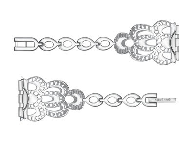 بند فلزی سواچ اسکین — SFK325G