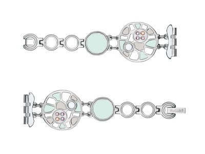بند فلزی سواچ اسکین — SFK332G