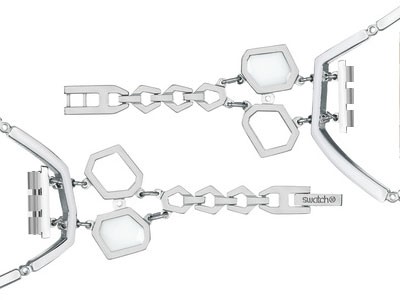 بند فلزی سواچ اسکین — SFK345G