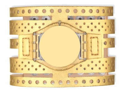 بند چرمی سواچ اسکین — SFK384