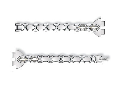 بند فلزی سواچ اسکور — SUBM114G
