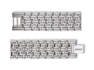 بند فلزی سواچ اسکور زنانه — YUS120G