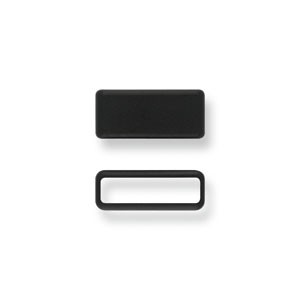 پل یا بندیلک بند سواچ 8x18 مردانه مشکی پلاستیکی — ZLOOP200