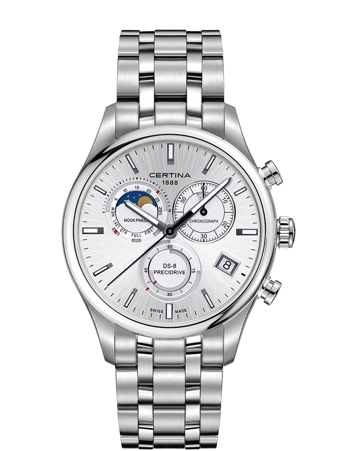 مردانه بزرگ کوارتز قاب استیل ساده
