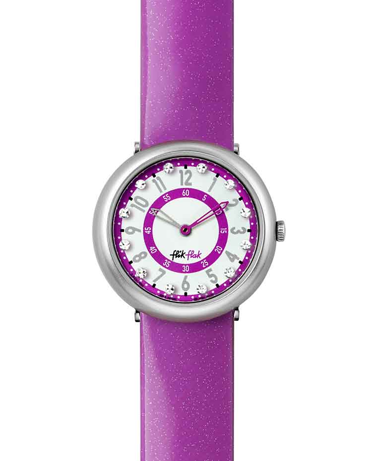 GLITTERY PURPLE
