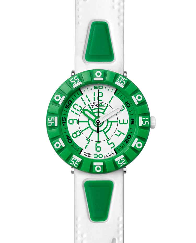 SHAPED WHITE & GREEN