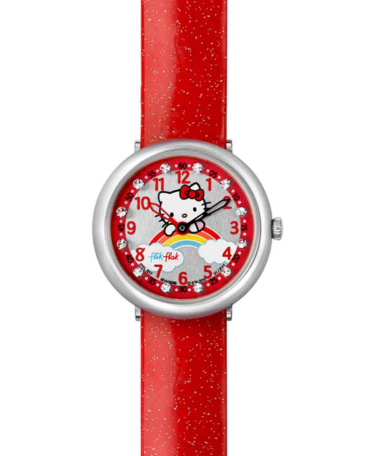 Hello Kitty Red Rainbow