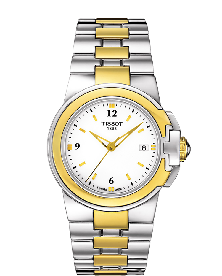 زنانه بزرگ کوارتز قاب دورنگ ساده