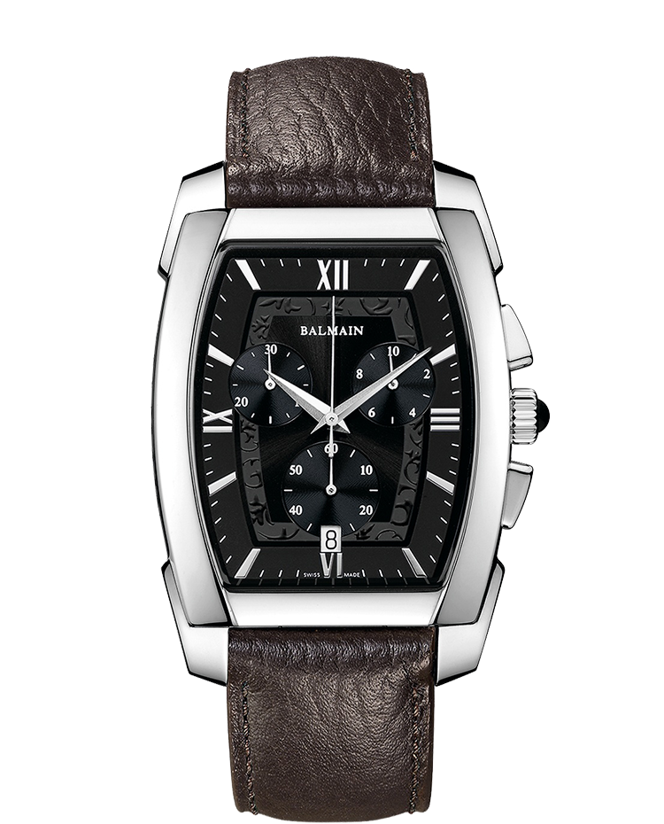 Balmain Black Leather Chronograph Watch Sale | website.jkuat.ac.ke