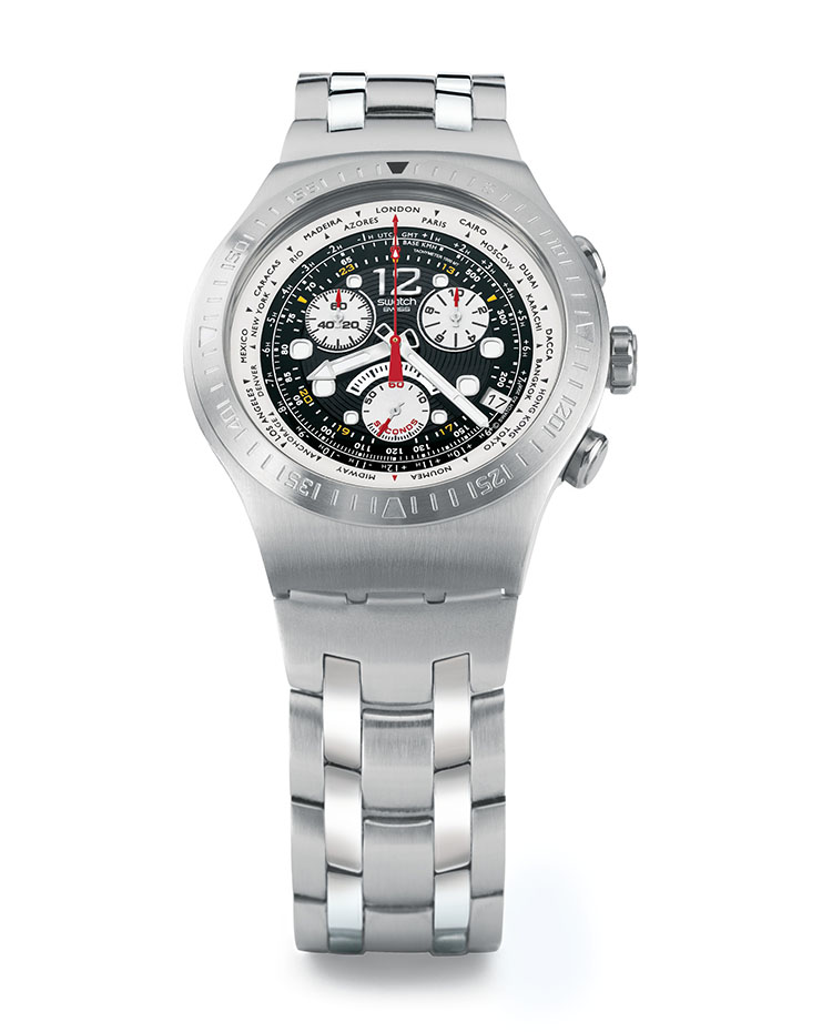 Swatch get deals fly black
